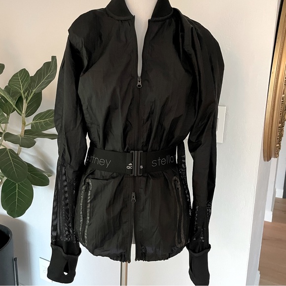 Adidas by Stella McCartney lightweight windbreaker in black, small - Picture 3 of 16